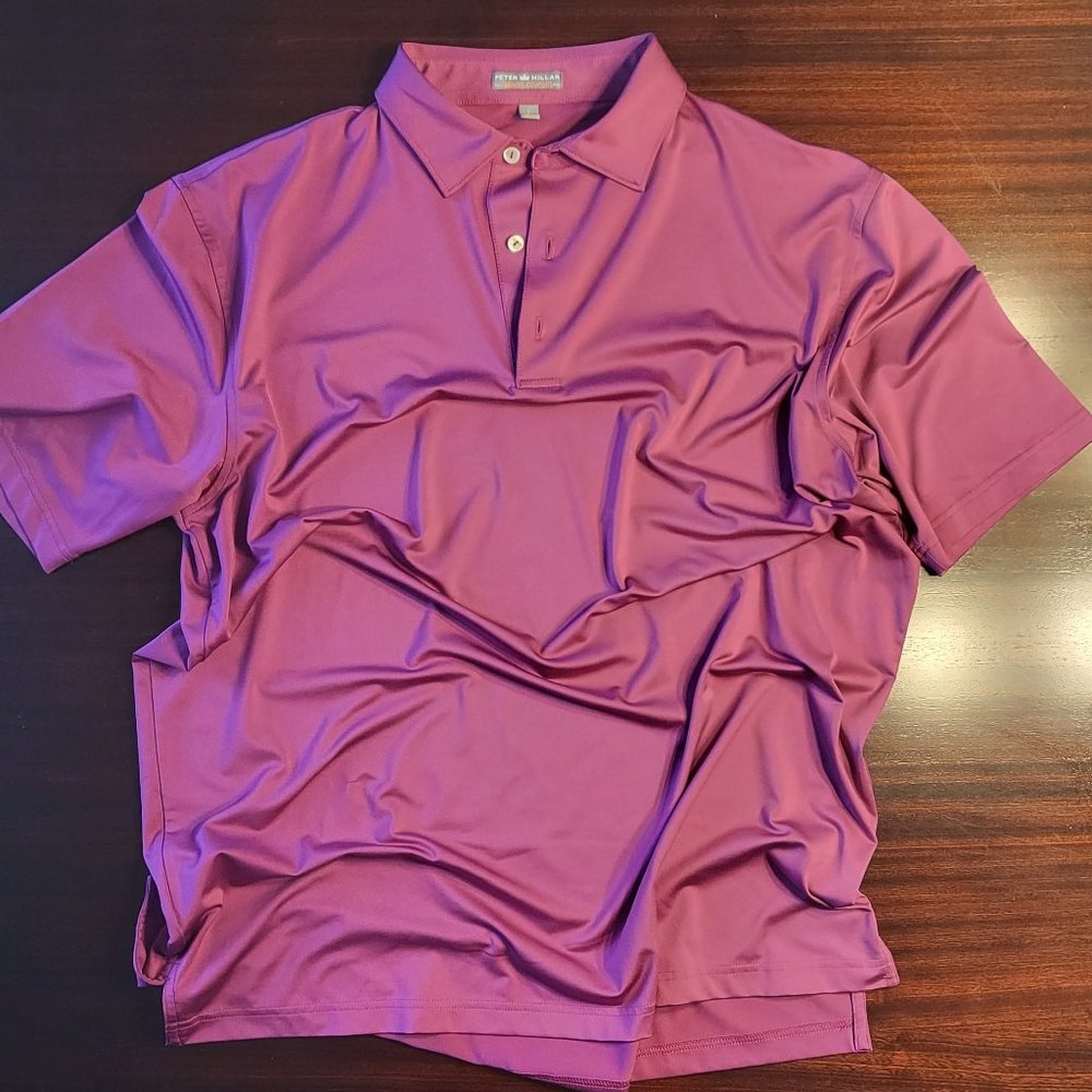 Peter Millar - Summer Comfort Polo - Size L - Magenta